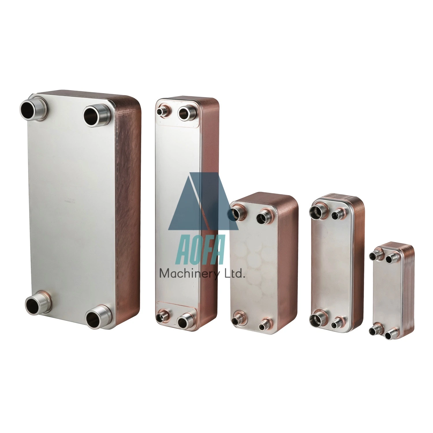 OEM Design Copper Heat Exchanger Heatsink Radiator Welded Plate Heat Exchanger