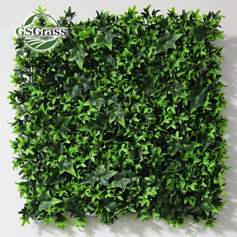 Indoor Backdrop Faux Green Grass Plant Foliage Panel for Restaurant Decoration