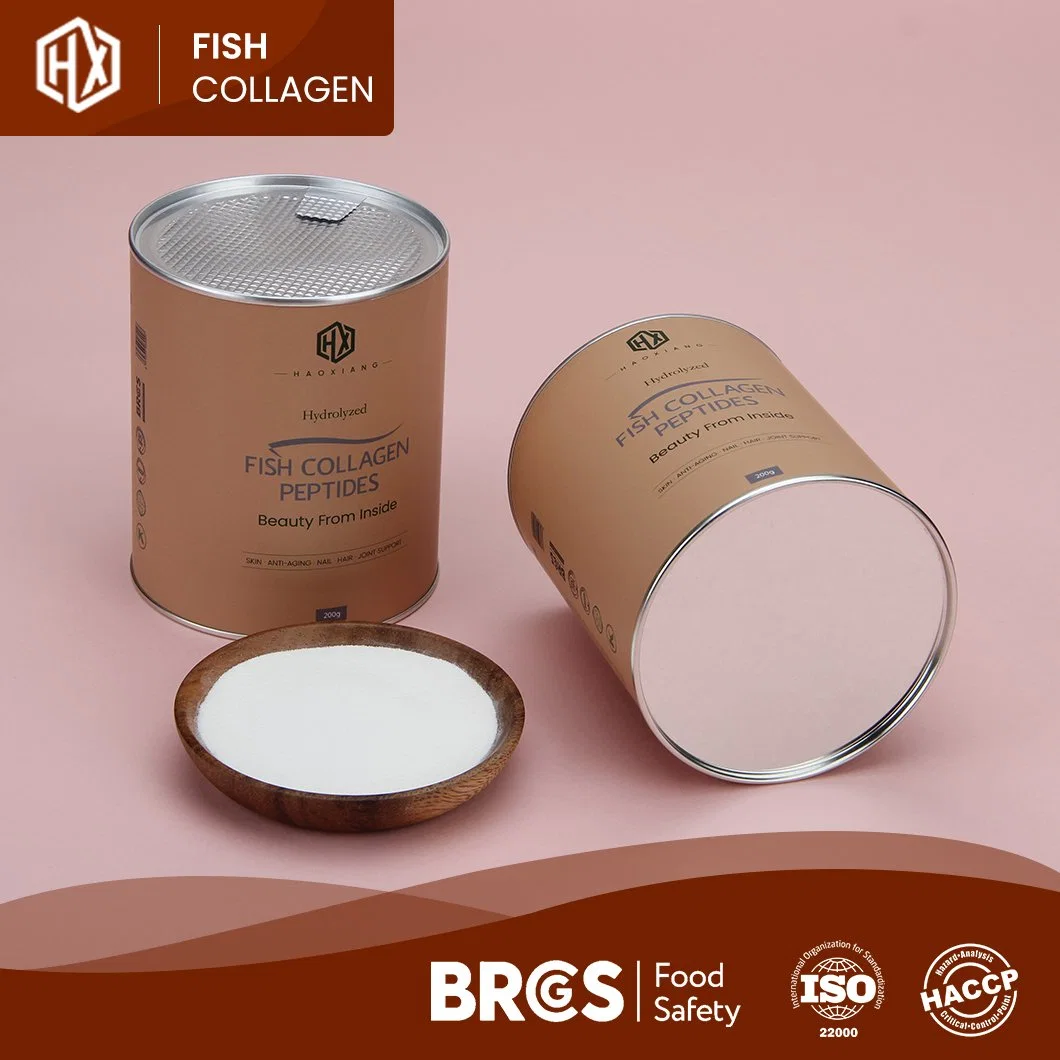 Haoxiang Nice Price High-Quality Marine Bone Collagen Peptide Marine Collagen Powder Cheap Price White or Pale Yellow Appearance Tilapia Scale Collagen Peptide