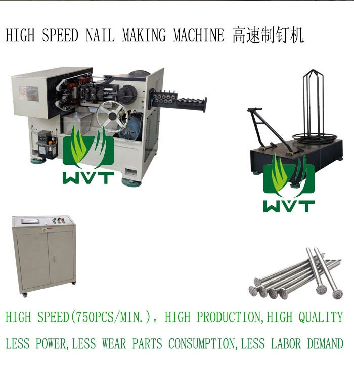 Hochgeschwindigkeits-Spule Nagel, Der Maschine Collator / Nail Gewinde Rollende Maschine Macht Zum Verdrehen von Schraubenring Nagel/Holz Palettenfüße Block Produciton Line