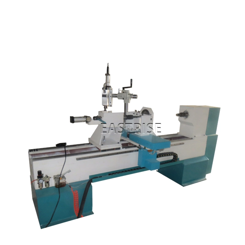 Jinan Woodworking CNC Wood Turning Lathe Carving Machine with Spindle for Staircase, Rome Column, Baseball Bat, Chair Legs