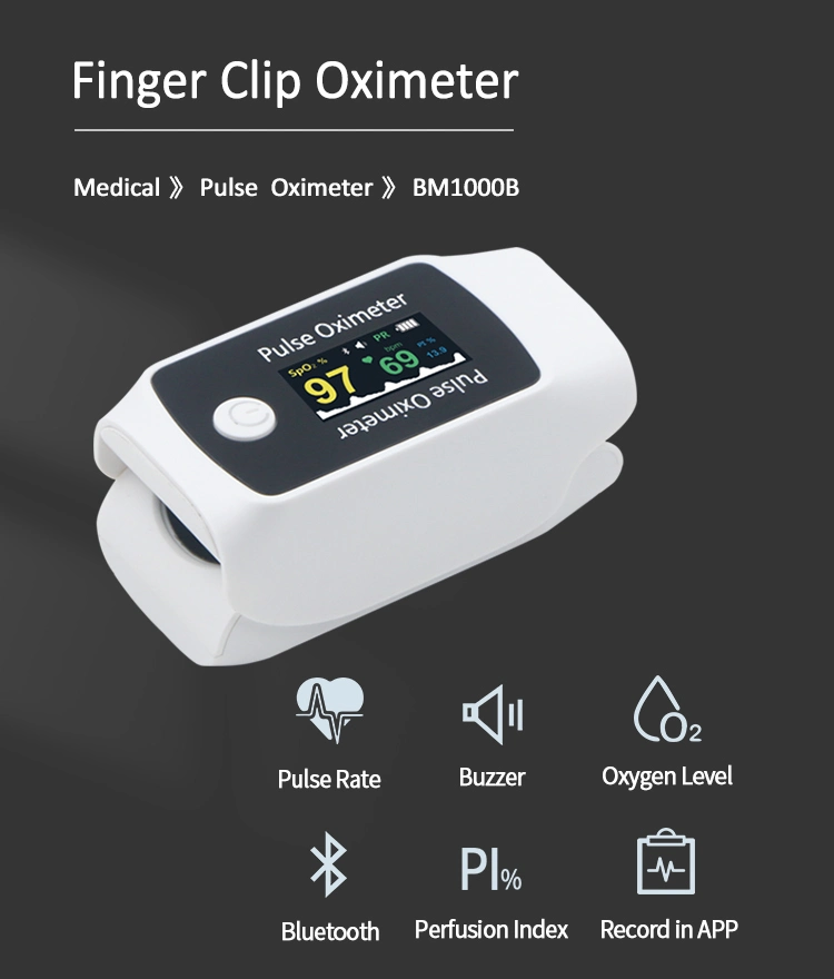 Manufacturer Oximeter Berry Popular Color Display Oxygen Level Measurement Devices