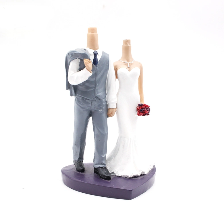 Faire vos propres souvenirs personnalisés Bobblehead cadeaux de mariage nouveau couple