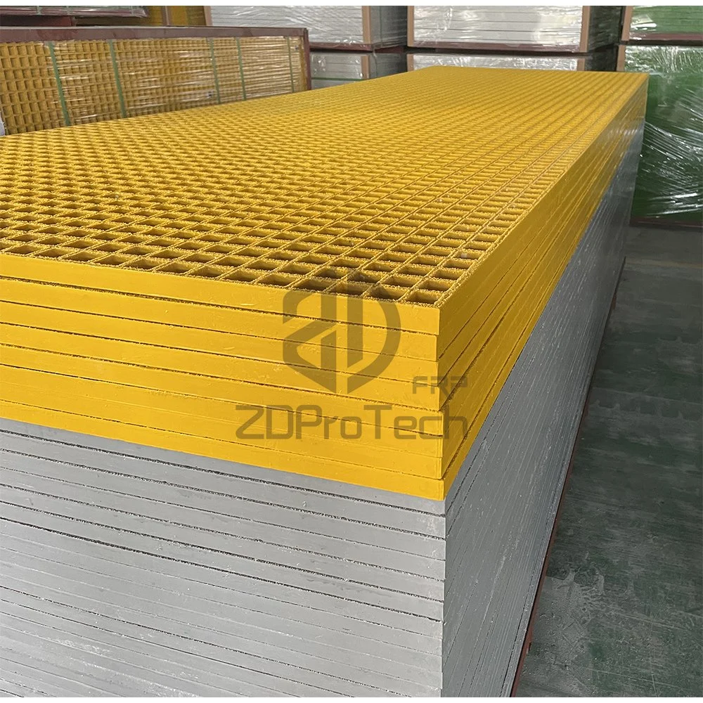 Quality Assurance Corrosion Resistant FRP Fiberglass Composite Grating