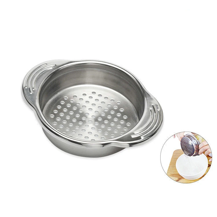 Multipurpose Can Colander Strainer Press Lid Oil Food-Grade Stainless Steel Tuna Drainers Bl11758