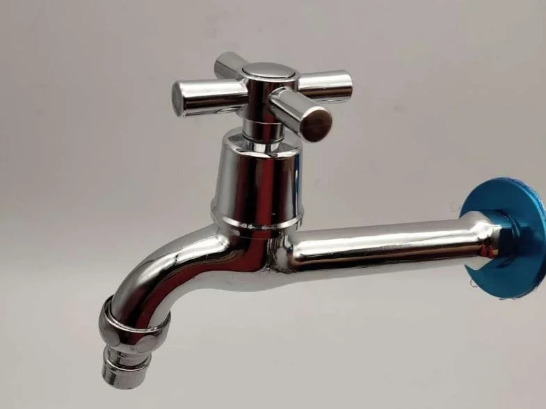 Chromed Long Body Washing Machine Water Faucet, Long Wash Machine Bibcock