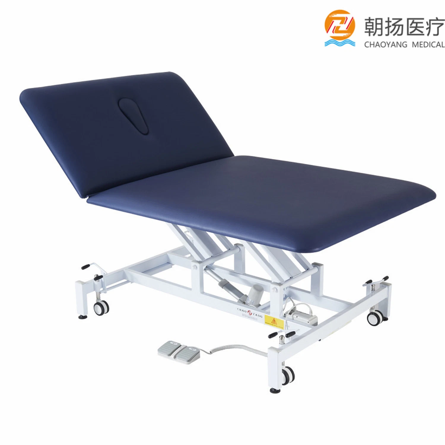 Hospital Physical Therapy Bed 2 Section Electric Training Bobath Treatment Table