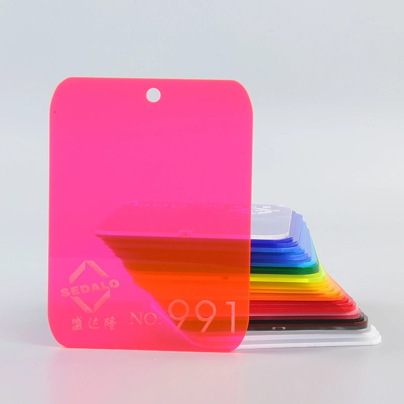 Sedalo Colored Fluorescent Cast Acrylic/PMMA/Perspex/Plexiglass Cut O Size Sheet