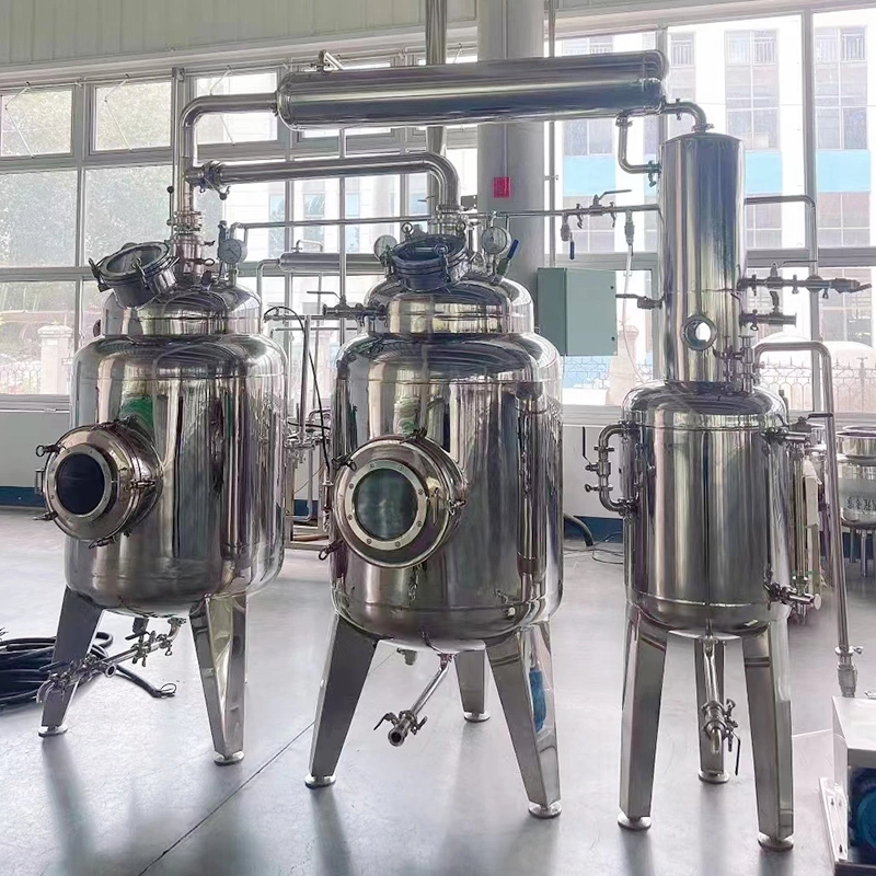 Équipement d'extraction de fines herbes en acier inoxydable de Tianhe ligne de production d'extraction d'huile