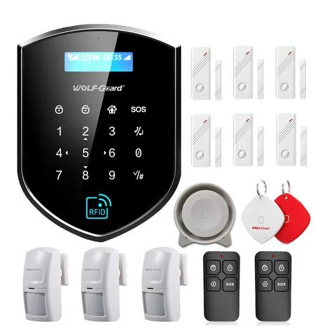 WiFi 4G GSM Wireless Intruder Home Alarm Security Systems