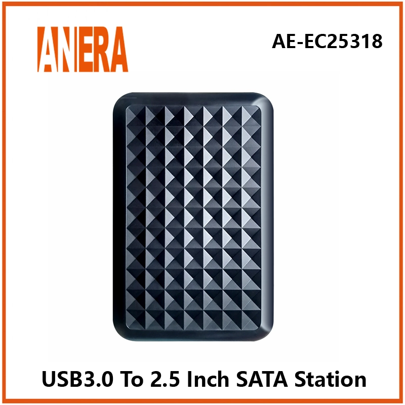 Venta en caliente Nuevo estilo deslizante de alta velocidad USB 3,0 a. Caja de disco duro SATA para SSD de disco duro SATA de 2,5 pulgadas