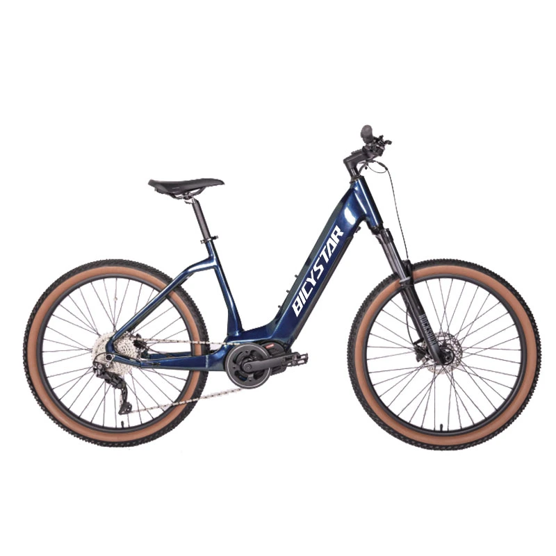 الصين الألومنيوم بالجملة ليثيوم أيون الدهون الإطار 21 سرعة 27.5 Inch Light Weight Mountain Electric Mountain E Bike