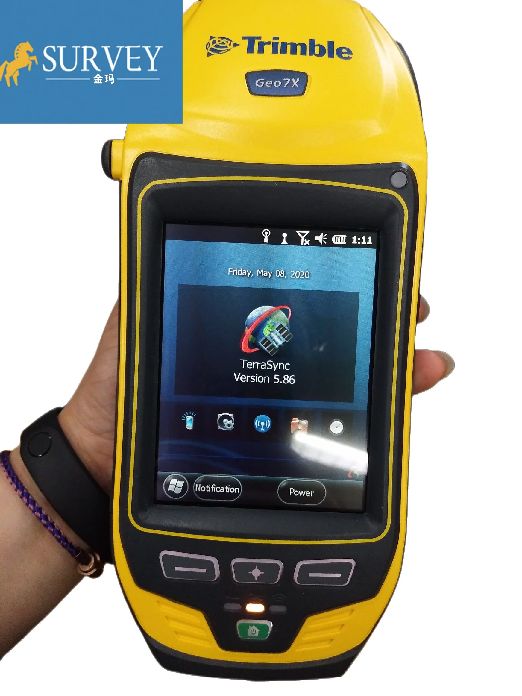 Hochpräzise Landvermessungsfrässtreicheln GNSS Trimble Geo7X Handheld-Daten Sammler