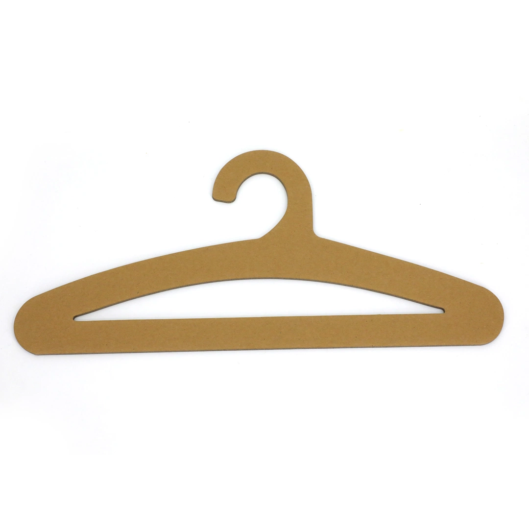 Kraft Paper Cardboard Clothes Hangers Paper Hanger for Fabric Recycled Cardboard Paper Hanger