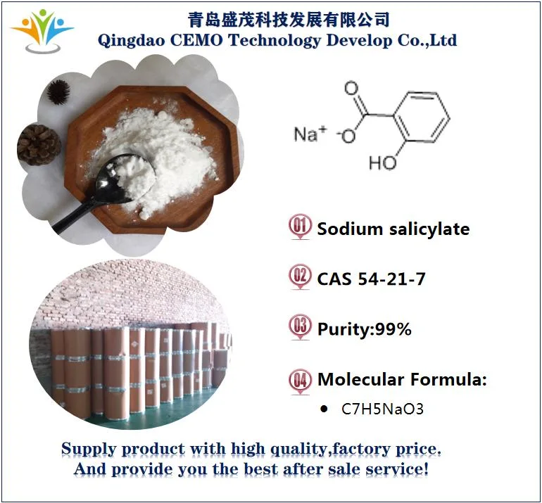 Manufacturer High Purity Medical Material Sodium Salicylate CAS 54-21-7 in Stock