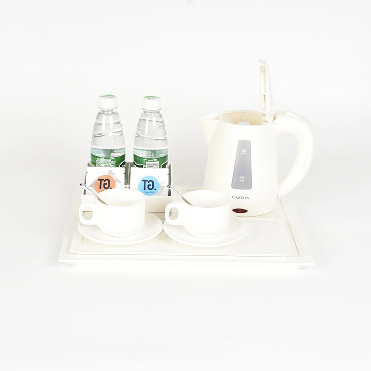 Popular Design for Hotel Kettle Sets with Melamine Tray Set