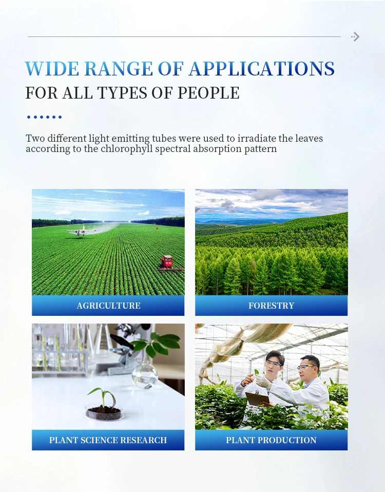 Chlorophyll Analyser for Simultaneous Determination of All Parameters in One Operationnitrogen Content Meterfoliar Temperature Meter