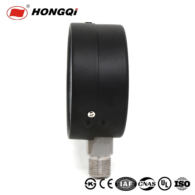 Hongqi 4 Inch Dial Vacuum Industry Ammonia Refrigeration Pressure Gauge