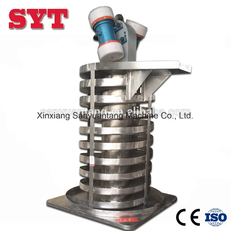 Cooling Spiral Elevator Vertical Vibrating Conveyor Elevator for Rock Salt