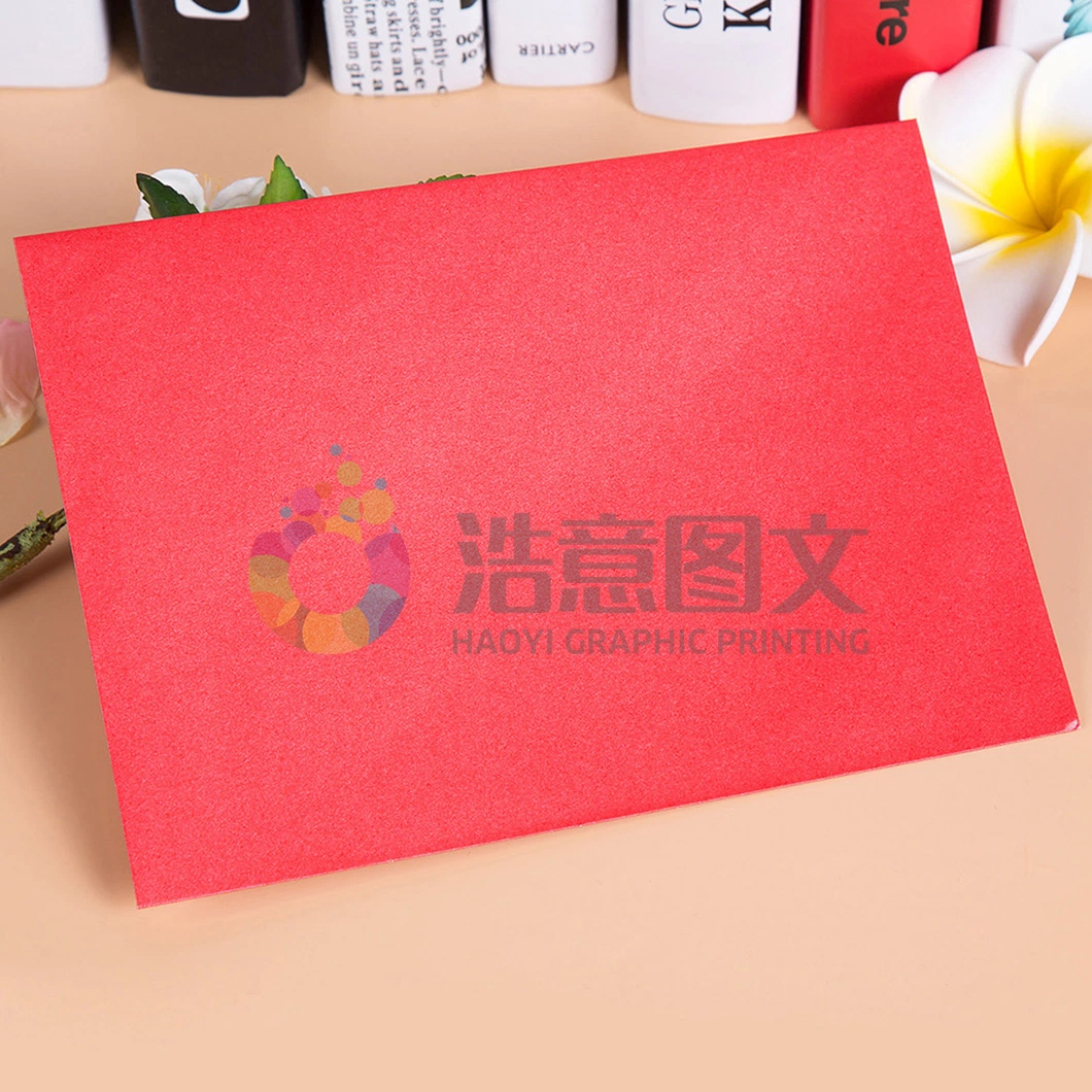 China Wholesale Company Customized Special Grain Paper Pearlescent Umschlag Verpackung