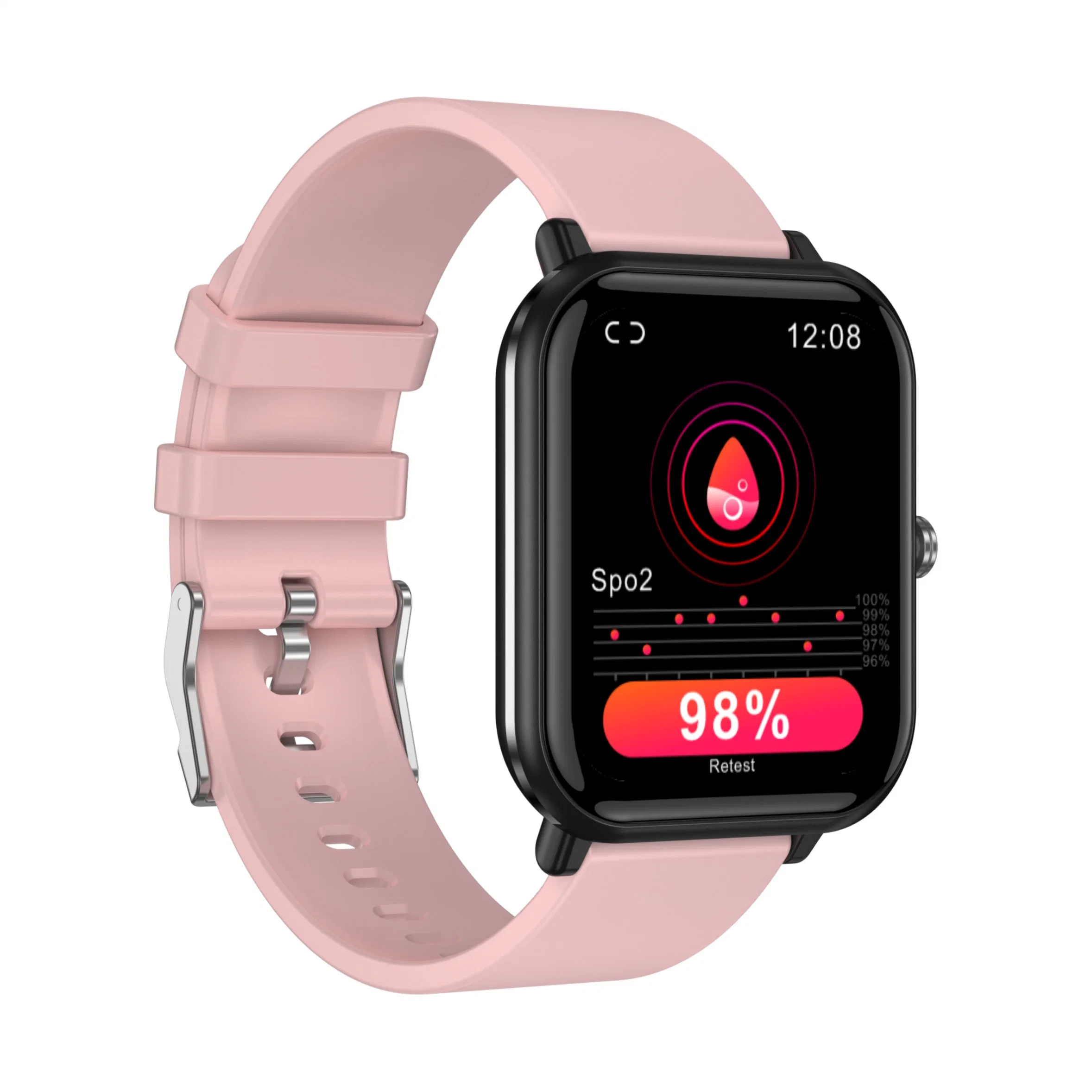 Fashion IP68 Waterproof Birthday Gift Watch with Health Heart Rate Body Temperature Monitor Q9PRO