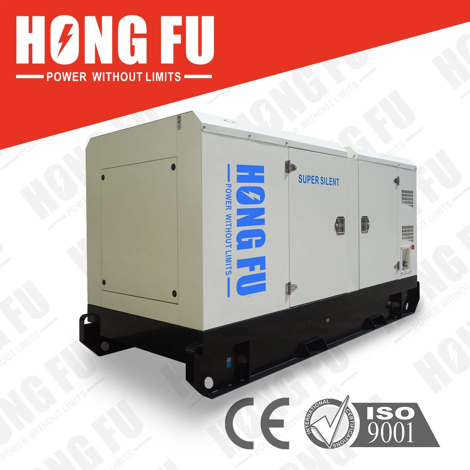 Standby Power 66kw 83kVA Yuchai Diesel Genset Canopy Silent Type Generating Set for Emergency