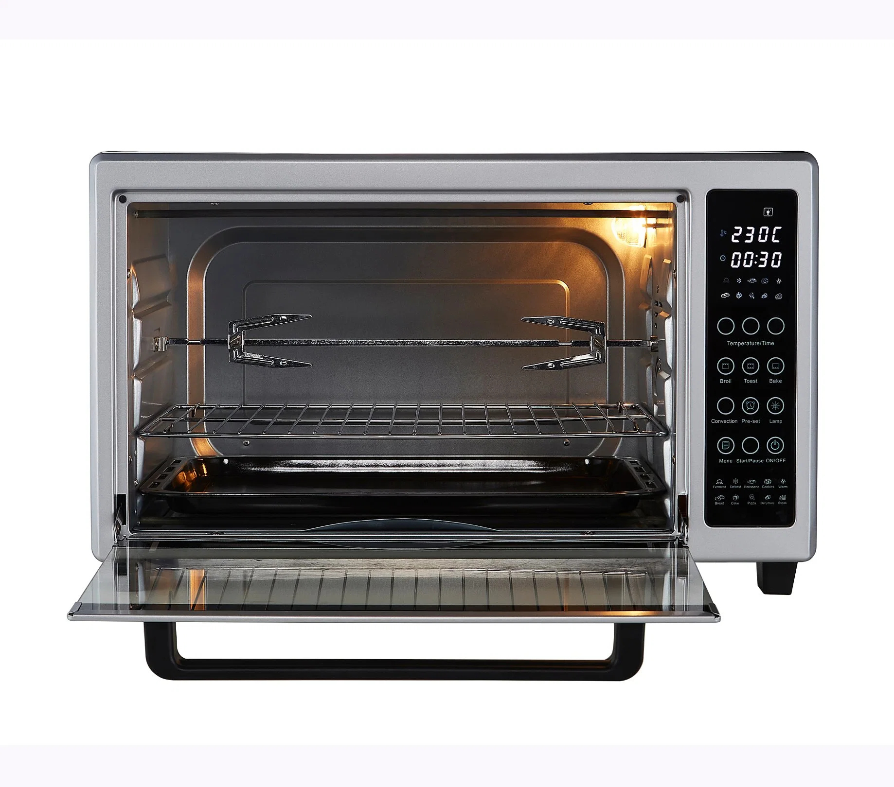 45L Digital Convection Oven with LED Display and Digital Touch Control