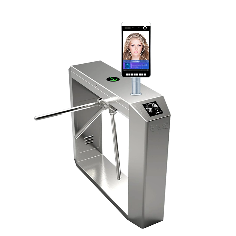 Tripod Turnstile 304 Stainless Steel Vertical Security Access Control System for Fitness Center