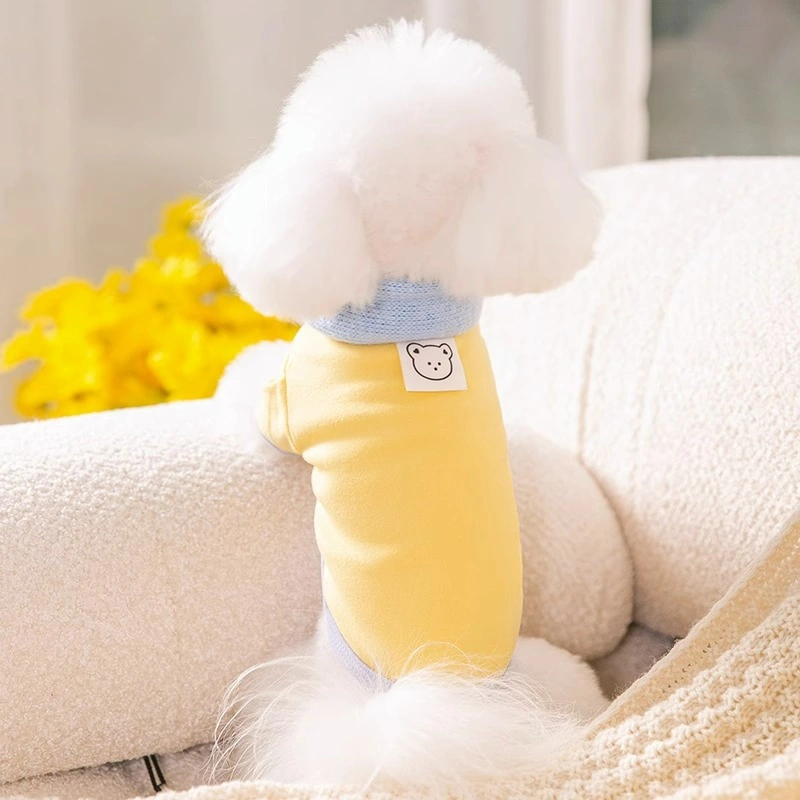 Autumn and Winter Dog Scarf Suit Pet Warm Teddy Bear Clothes