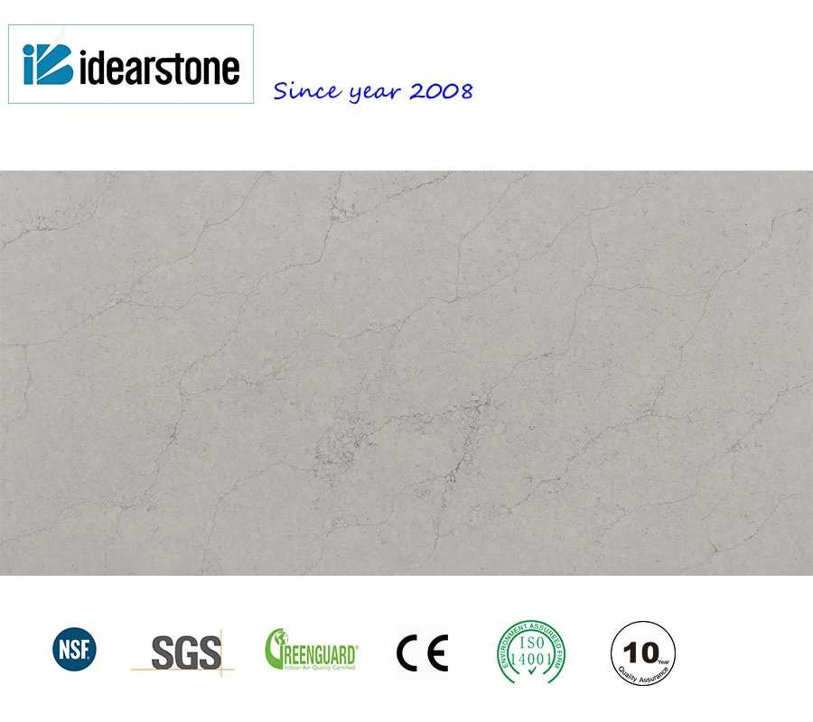 3230*1800mm Jumbo Size Blanco/Gris/Negro Artificial/Engineered Quartz Stone