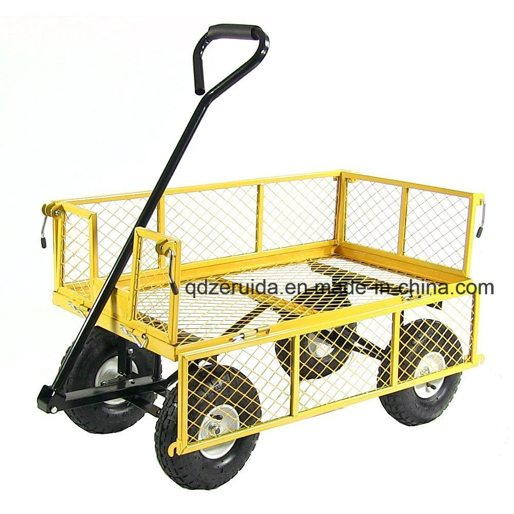 Chariot de transfert de potiron / outil de jardin en maille à usage intensif Chariot