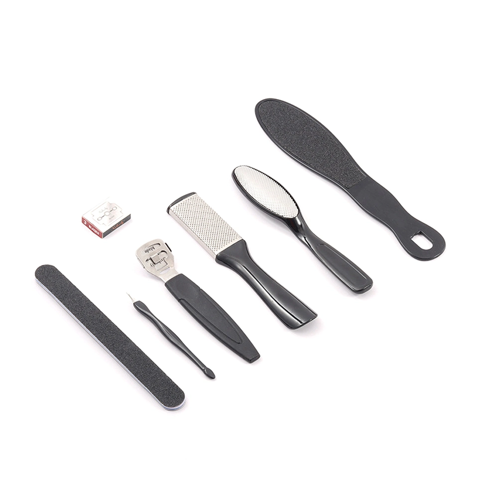 Profesional de acero inoxidable Manicure pie Care Set piel dura callo Eliminador rasqueta herramienta de raspado de pedicura