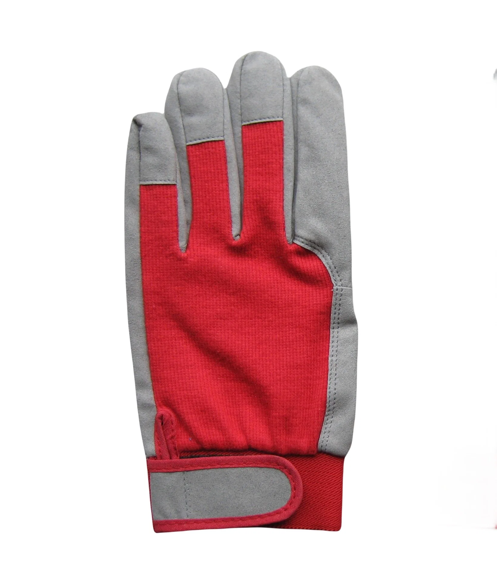 Synthetic Leather Knit Cotton Back Mechanic Work Glove