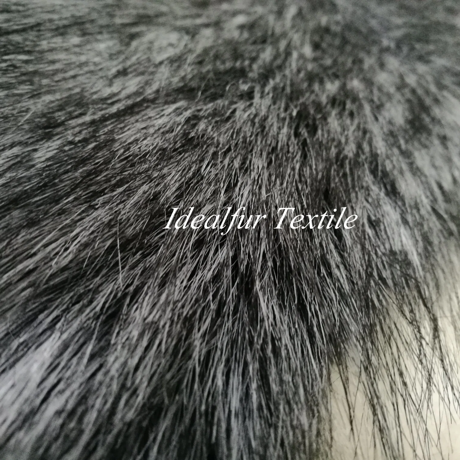 Black Raccoon Faux Fur Plush Fake Fur