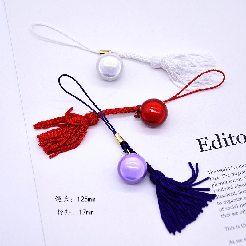 Small Fresh Japanese New DIY Jewelry Handmade Mobile Phone Pendant Tassel Rope Water Bell