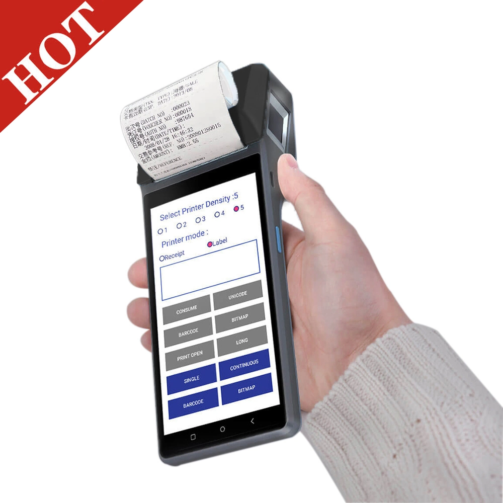 Terminal POS de paiement par code QR et NFC intelligent Android 10.0 (Z300)