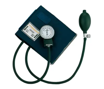 Kt-D07 professioneller Blutdruckmonitor für Erwachsene Kinder, Doppelschlauch, PVC Latex Blase mit D-Ring Manschette Sphygmomanometer