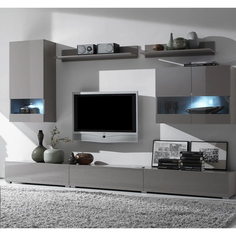 Großhandel/Lieferant billig Hochglanz Luxus-TV steht für Wohnzimmer Möbel