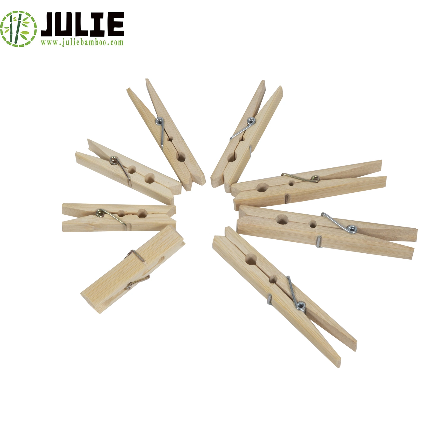 Eco-Friendly Healthy Natural Top Quality Bamboo Clothes Pegs Wooden Clothes Pegs