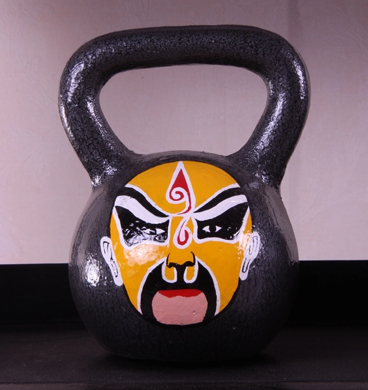 Venta de energía caliente Fabricación Entrenamiento Gimnasio de Levantamiento de hierro fundido de culturismo Maquillaje cubrir Kettlebell