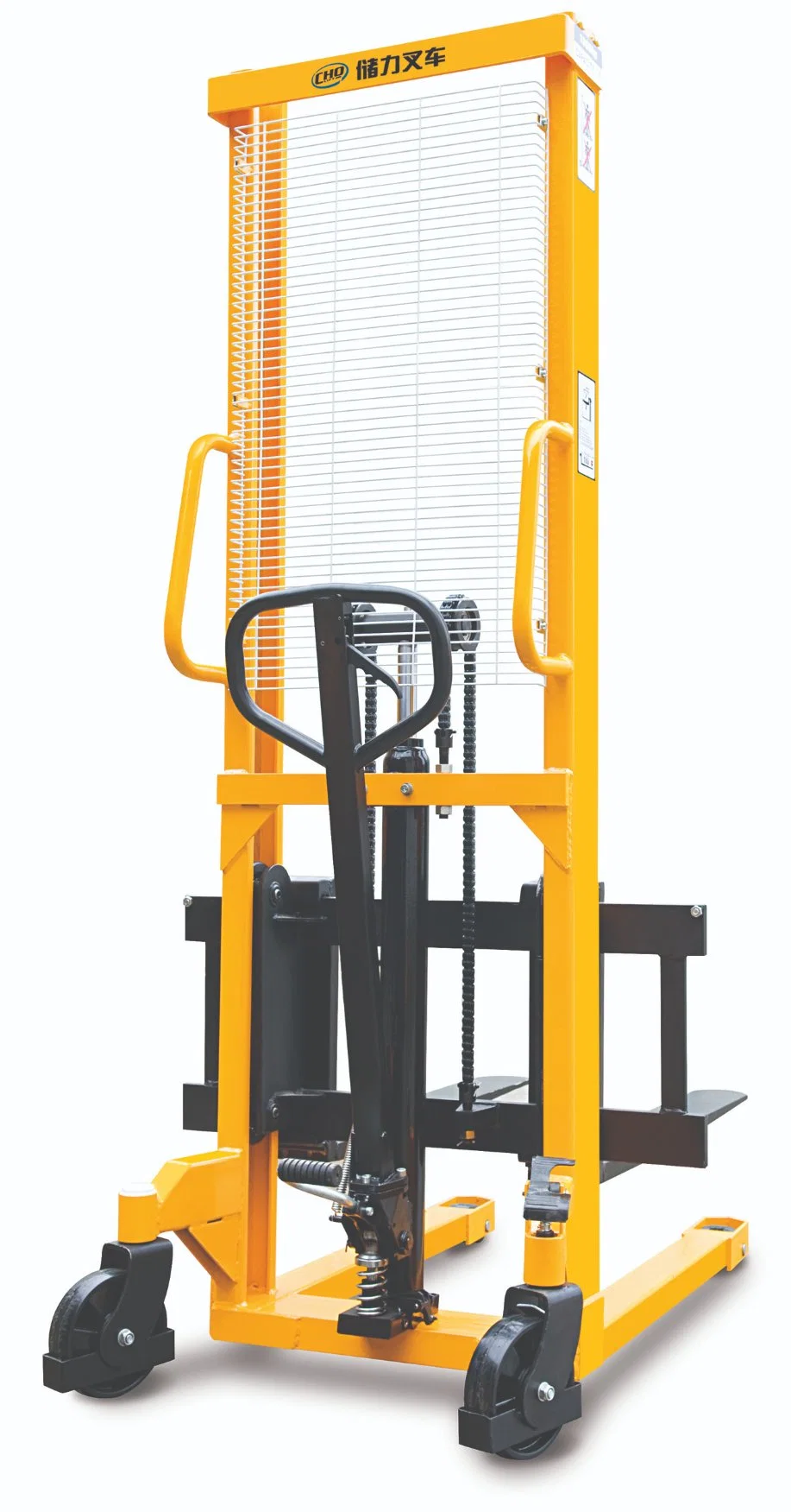 Ningbo Hand Pallet Stacker 1500kg 1600mm Lifting Height