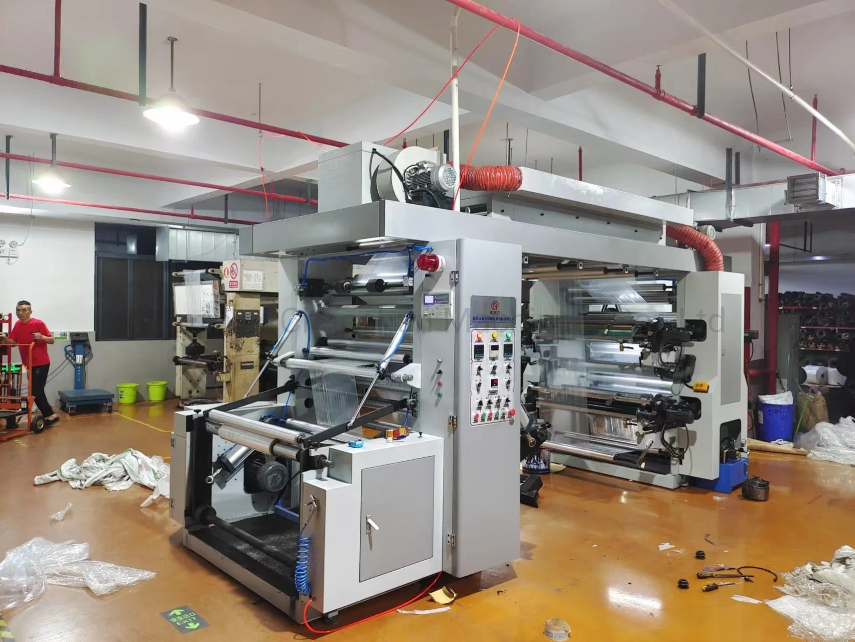 Low Price 4 Colors Paper Bag Flexo Printing Machine Flexographic Press