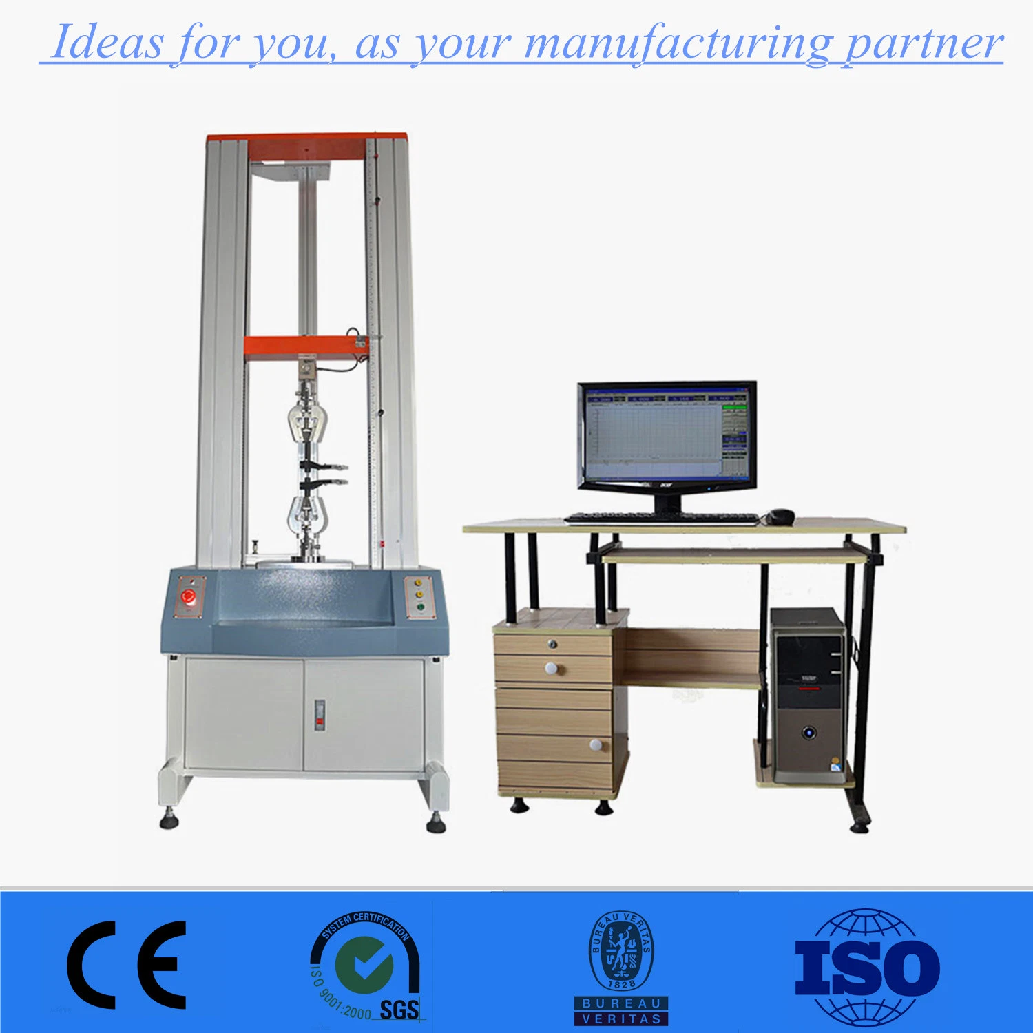 Computer Servo System Tensile Testing/Three-Point Bending Flexaral Universal Test Instrument