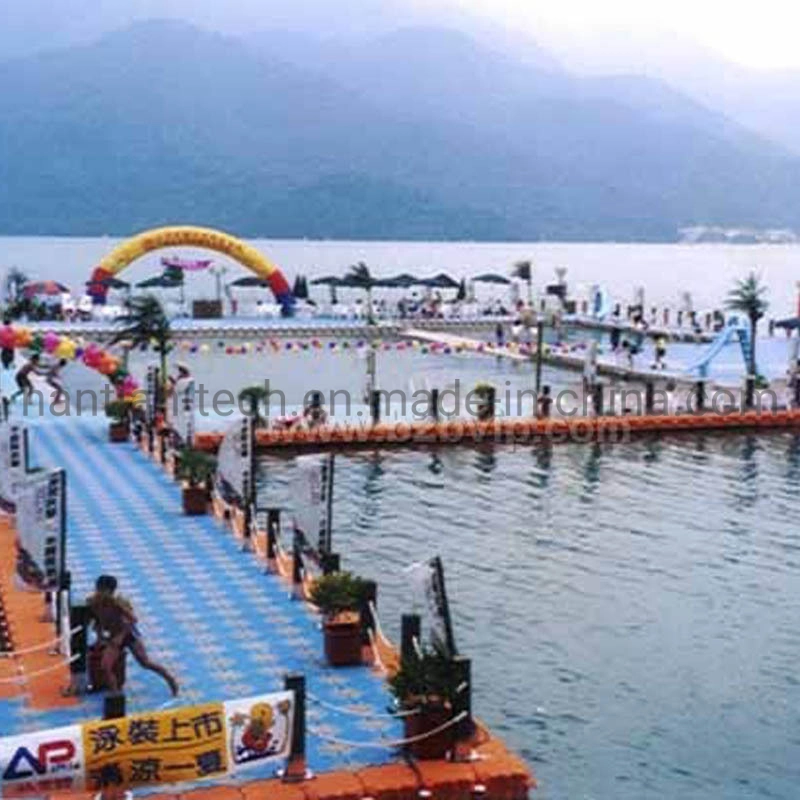 Different Color HDPE Environmental Aquatic Modular Pontoon Floating Bridge