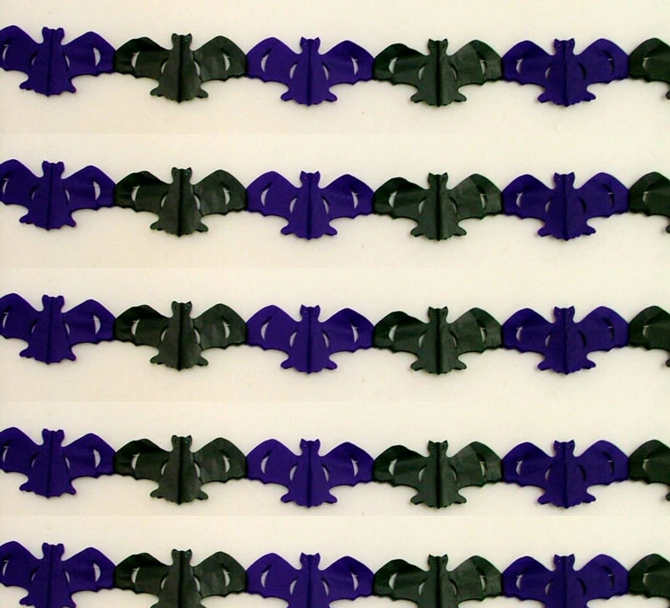 Halloween Pumpkin Paper Chain Garland Decoration