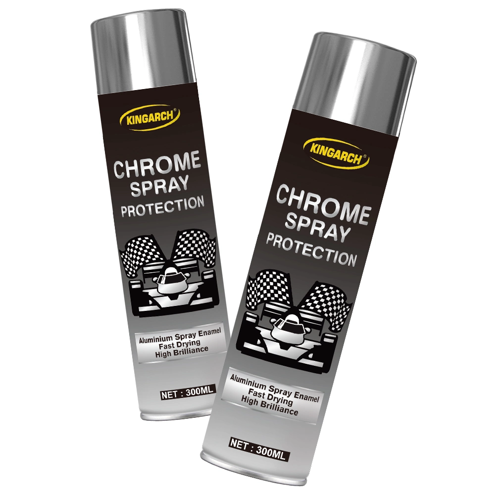 Aerosol Spray Paint Bright Chrome 400 Ml Mirror Effect Glossy Finish for Car/Bike/Scooty/Art/ Craft