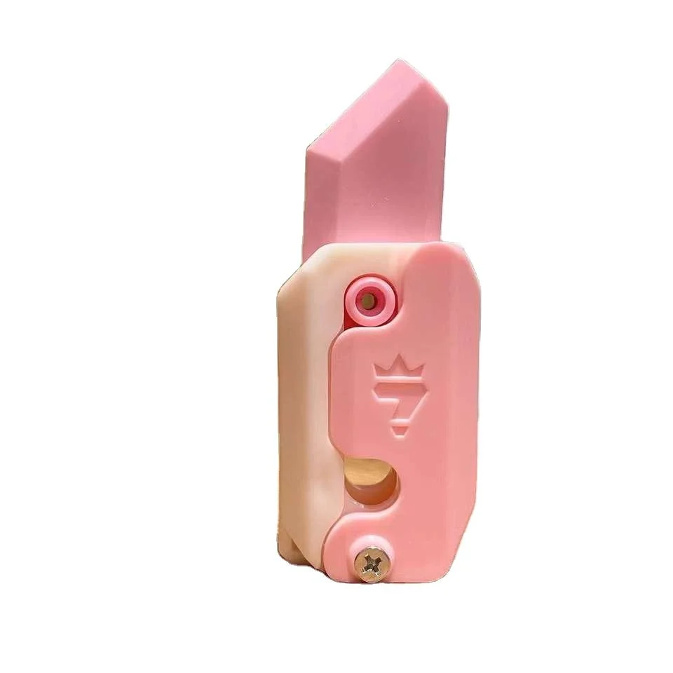2023 Neue heiße verkaufende Produkt Tik Tok Dekompression Spielzeug 3D Schwerkraft Messer Spielzeug Kleines Radish Schwerkraft Sprung Spielzeug