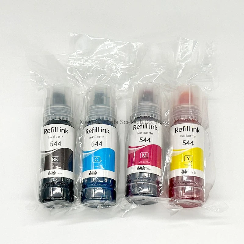 T544, 544 Premium Refill Ink for Epson L3100/L3150/ L3151/L5190 Ecotank Inkjet Printer