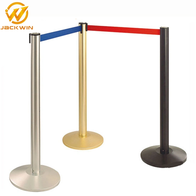 Polished Retractable Belt &Rope Stanchion for Crowd Control