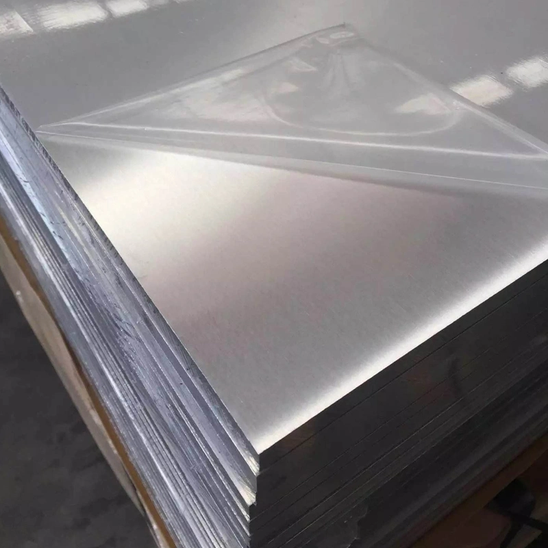 Feuille d'aluminium 1050 1060 5754 3003 5005 5052 5083 6061 6063 7075 feuille d'aluminium H26 T6